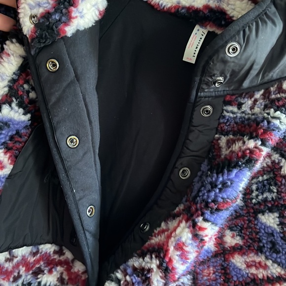 Free People Movement Rocky Ridge Pullover- Purple Zebra Combo NWT Size Med - Picture 11 of 16